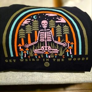 Stance Weird Woods Tee, Large, Navy - BNWOT - Cool Graphic!